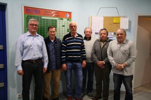 v.links: 1.Vorstand Uwe Redemann; Peter Schöffel, Rolf Wittmeier, Siegfried Piffl, Jürgen Friedrich, Gerd Böckle