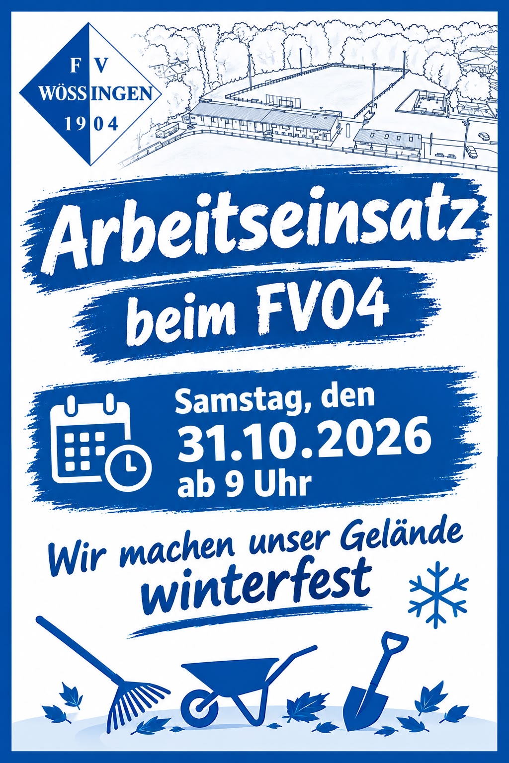 Arbeitseinsatz beim FV04